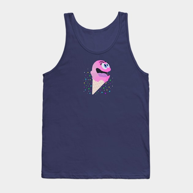 Determined Ice Cream Tank Top by DeepCut